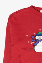 Snowmen Trio Vintage Ugly Christmas Sweatshirt (1990s)