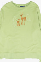 Reindeer Vintage Ugly Christmas Sweatshirt (2000s)