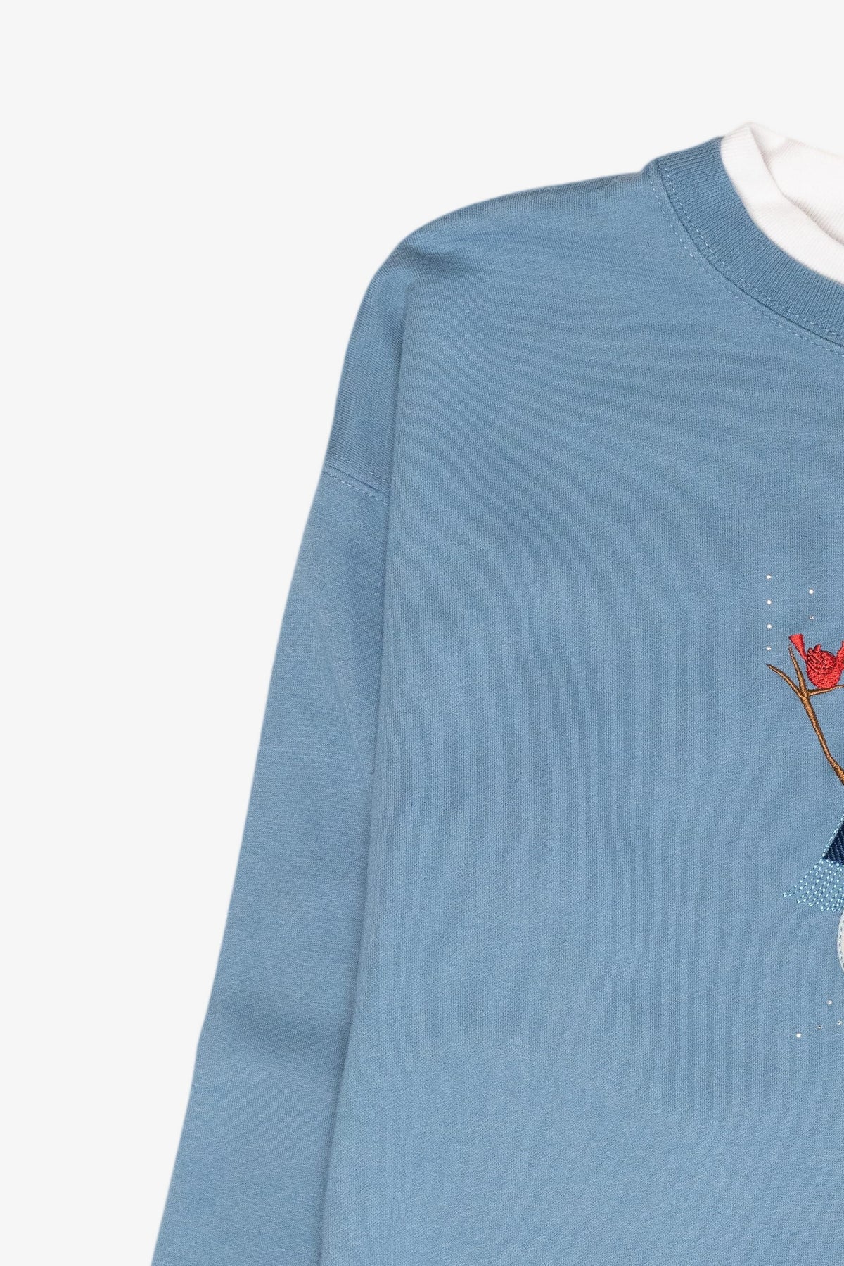 Snowman With Cardinals Vintage Ugly Christmas Sweatshirts (1990s)