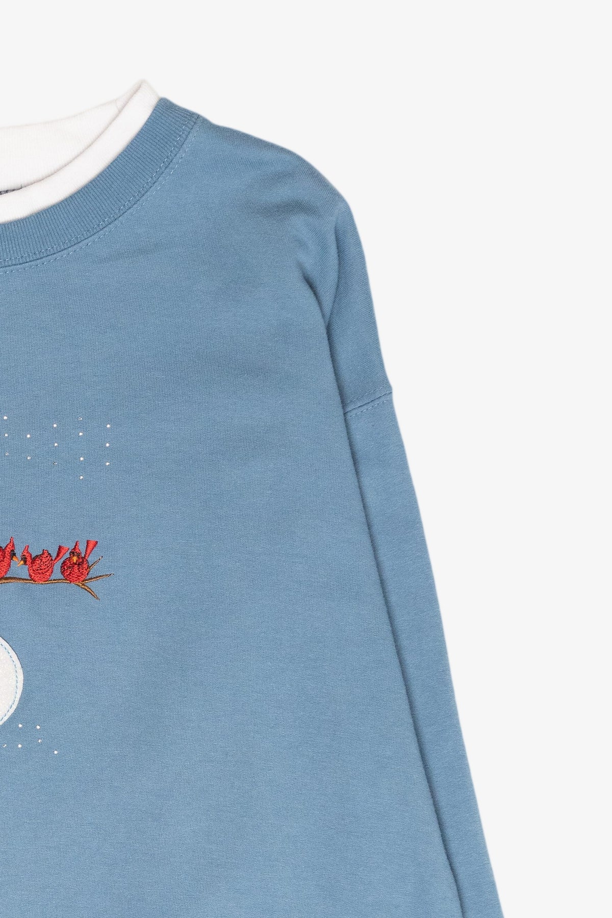 Snowman With Cardinals Vintage Ugly Christmas Sweatshirts (1990s)