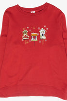 Birdhouses Vintage Ugly Christmas Sweatshirt (2000s)