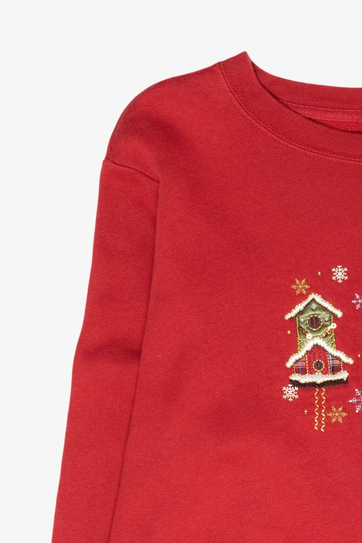 Birdhouses Vintage Ugly Christmas Sweatshirt (2000s)