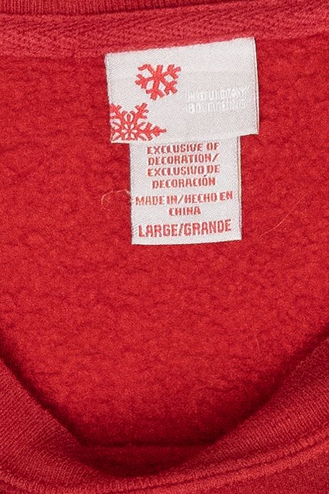 Birdhouses Vintage Ugly Christmas Sweatshirt (2000s)