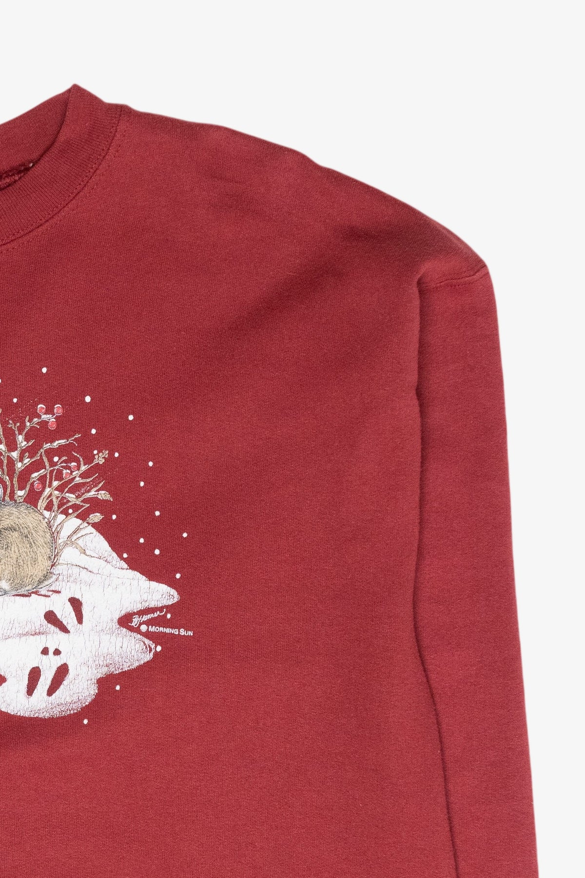 Bunny Tracks Vintage Ugly Christmas Sweatshirt (1990s)