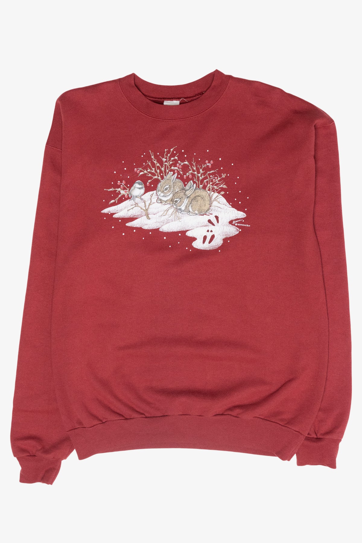 Bunny Tracks Vintage Ugly Christmas Sweatshirt (1990s)