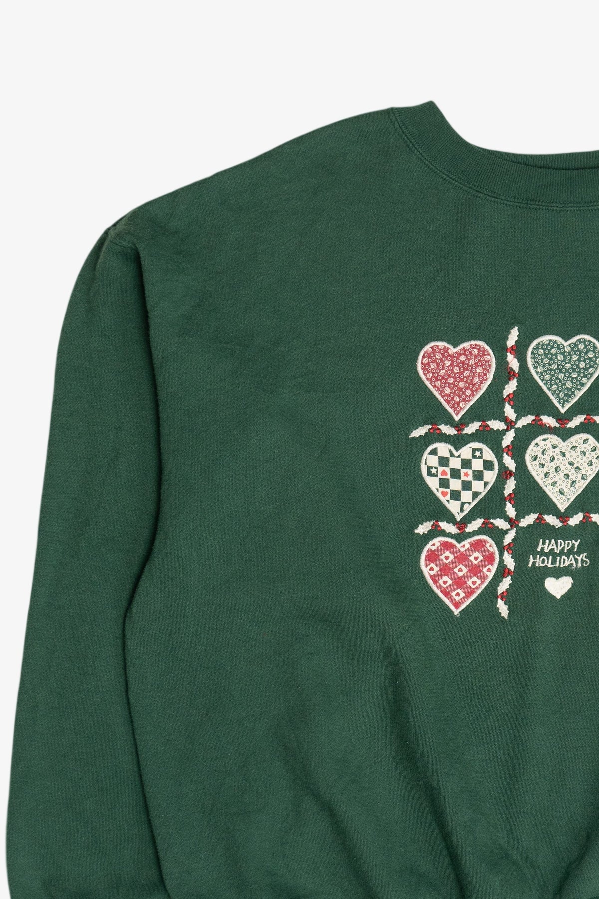 Vintage "Happy Holidays" Ugly Christmas Sweatshirt (1990s)