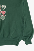 Vintage "Happy Holidays" Ugly Christmas Sweatshirt (1990s)