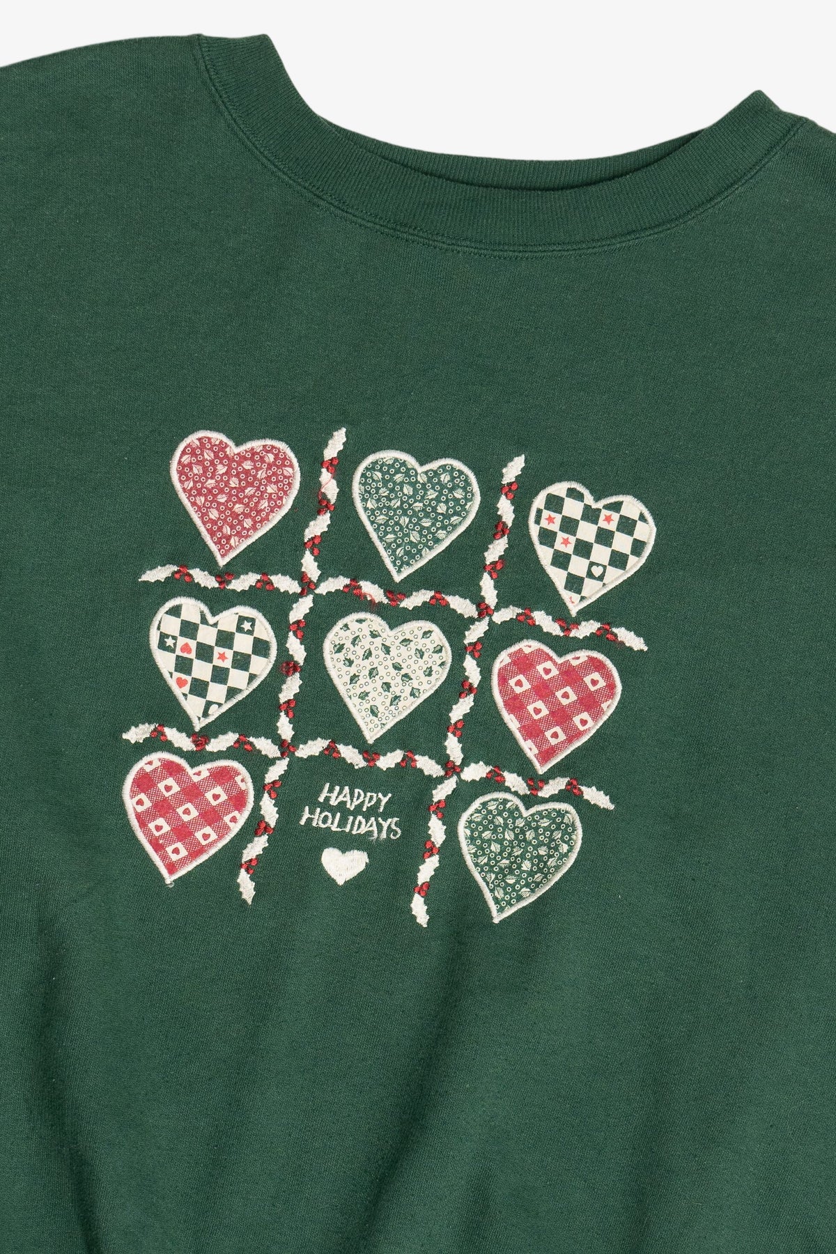 Vintage "Happy Holidays" Ugly Christmas Sweatshirt (1990s)