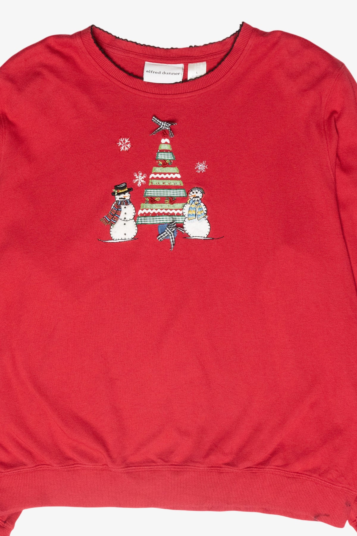 Cute Snowmen Vintage Ugly Christmas Sweatshirt (2000s)