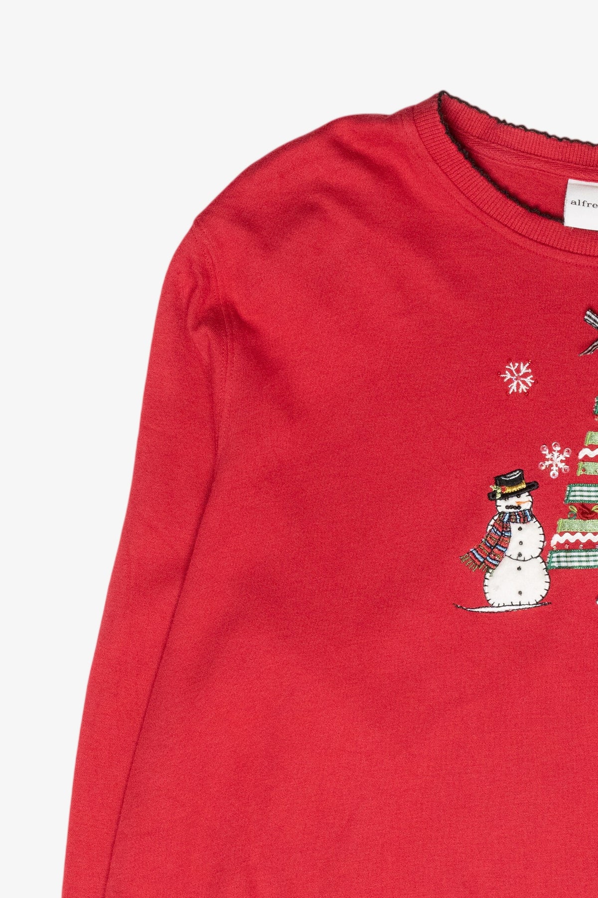 Cute Snowmen Vintage Ugly Christmas Sweatshirt (2000s)