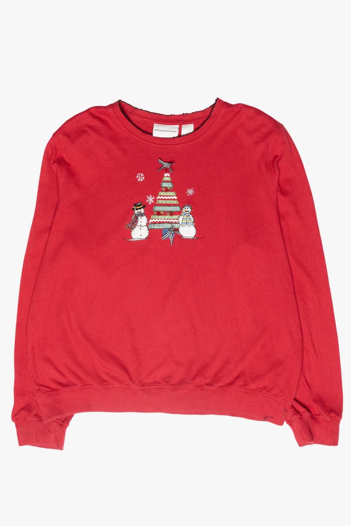 Cute Snowmen Vintage Ugly Christmas Sweatshirt (2000s)