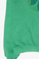 Handmade Mistletoe Applique Vintage Ugly Christmas Sweatshirt (1990s)