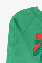 Handmade Mistletoe Applique Vintage Ugly Christmas Sweatshirt (1990s)