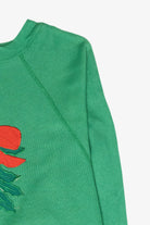 Handmade Mistletoe Applique Vintage Ugly Christmas Sweatshirt (1990s)