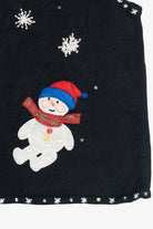 Vintage Designers Originals Studio Snowmen Pile Ugly Christmas Vest (1990s)