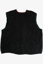 Vintage Karen Scott II Teddy Bear Ugly Christmas Vest (1990s)