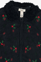 Vintage Beaded "Ho Ho Ho" Ugly Christmas Vest (1990s)