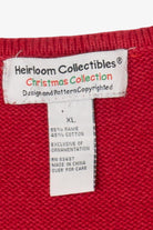 Vintage Red Heirloom Collectibles Ugly Christmas Vest (2000s)