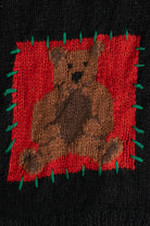 Vintage Karen Scott II Teddy Bear Ugly Christmas Vest (1990s)