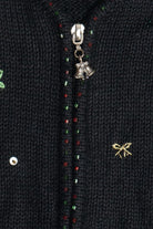 Vintage Wreaths & Bells Ugly Christmas Vest (1990s)