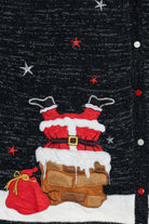 Vintage Silly Santa Holiday Time Ugly Christmas Vest (2000s)