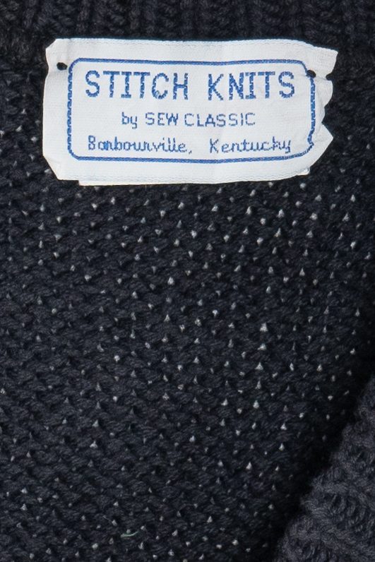 Vintage Black Stitch Knits Bows & Tree Ugly Christmas Sweater Vest (1980s)