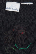 Vintage Bobbie Brooks Plaid Poinsettia Ugly Christmas Vest (1990s)