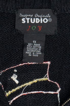 Vintage Designers Originals Studio Snowmen Pile Ugly Christmas Vest (1990s)