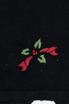 Vintage Floral Bows Ugly Christmas Vest (1990s)
