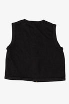Vintage Black Merry & Bright Ornaments Ugly Christmas Vest (2000s)