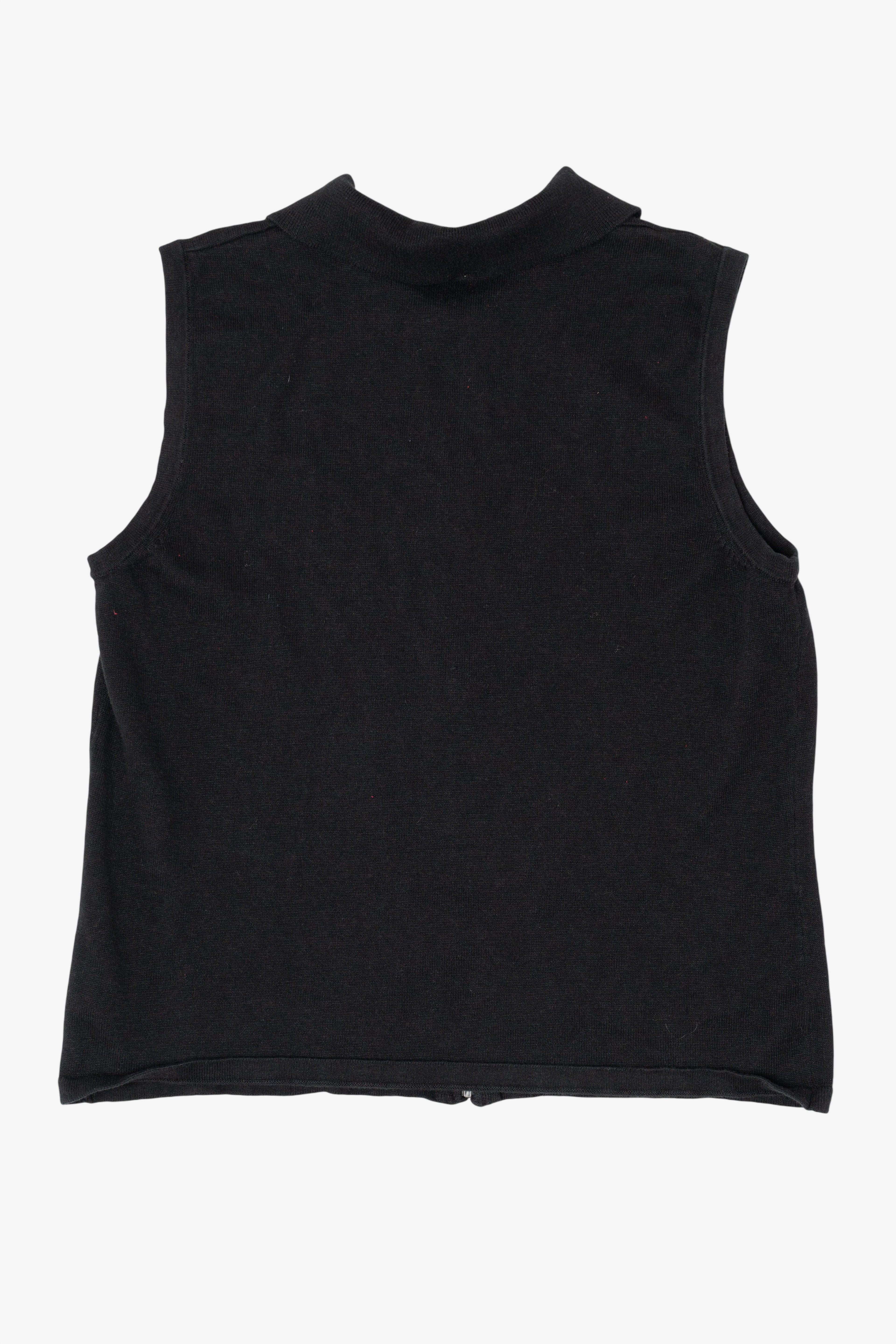 Vintage Black Ugly Christmas Vest (2000s)