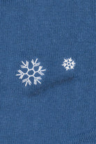 Vintage Blue Holiday Faire Snowmen Ugly Christmas Vest (2000s)