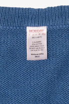 Vintage Blue Holiday Faire Snowmen Ugly Christmas Vest (2000s)