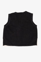 Vintage Black Carly St. Clair Snowmen Ugly Christmas Vest (1990s)