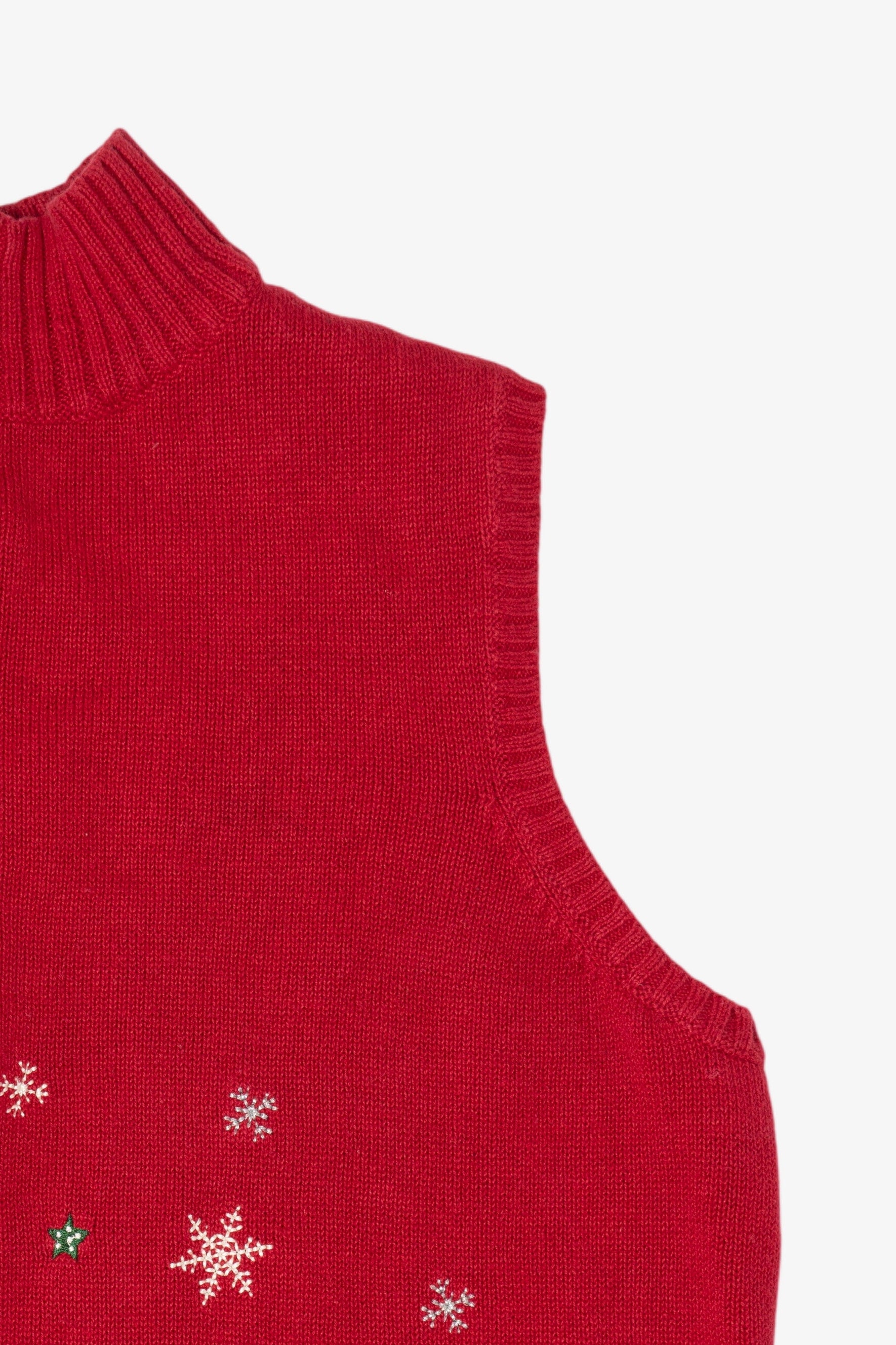 Vintage Red Christopher & Banks Polar Bears Ugly Christmas Vest (2000s)