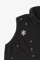 Vintage Black Allison Daley Snowflakes Ugly Christmas Vest (2000s)