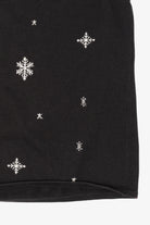 Vintage Black Allison Daley Snowflakes Ugly Christmas Vest (2000s)