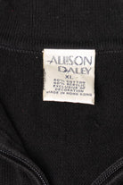 Vintage Black Allison Daley Snowflakes Ugly Christmas Vest (2000s)