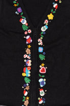 Vintage Black CB Career Ugly Christmas Vest (2000s)
