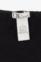 Vintage Black CB Career Ugly Christmas Vest (2000s)