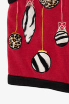 Vintage Red Bechamel Ornaments Ugly Christmas Vest (1990s)