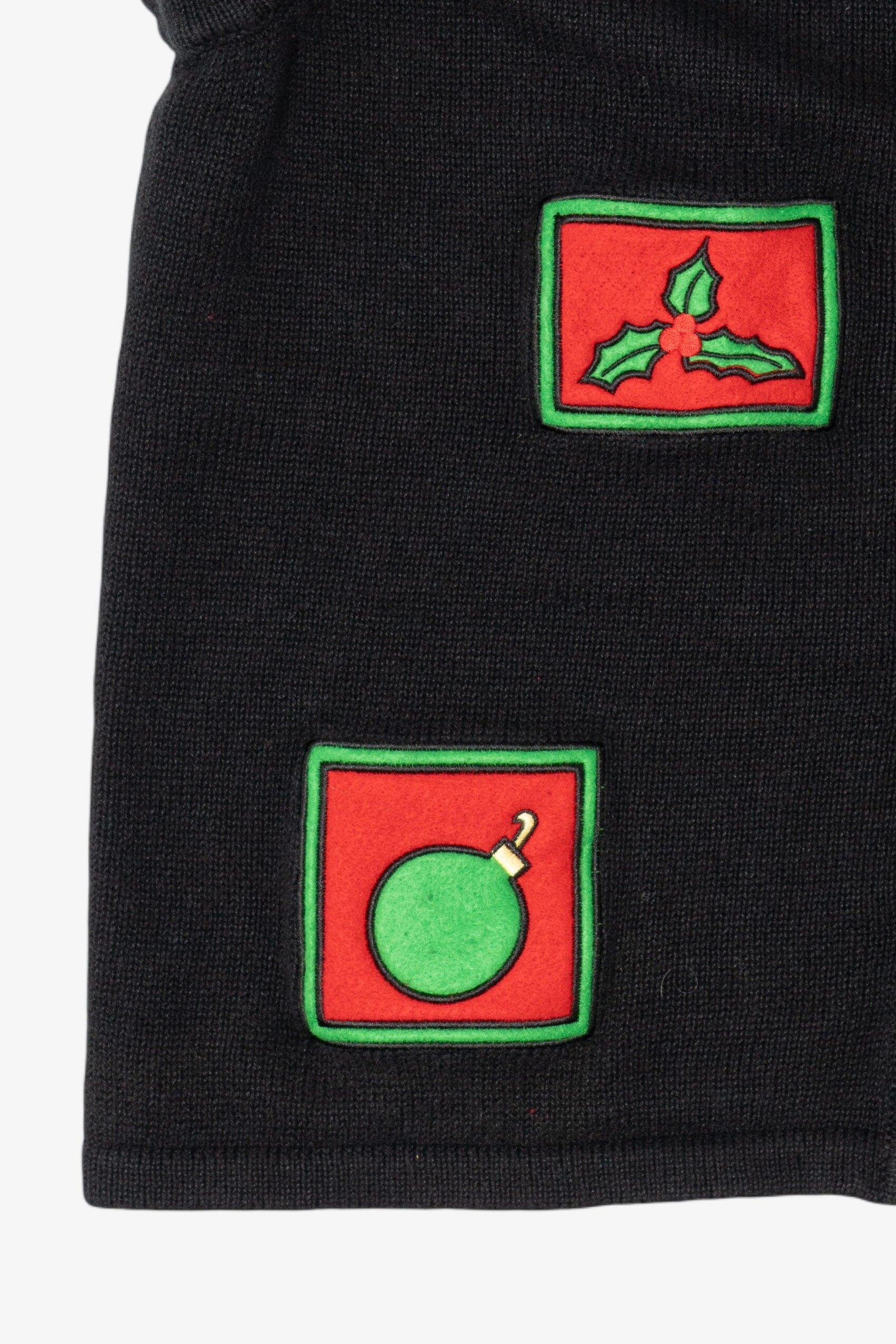 Vintage Black Christmas Vest (2000s)