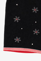 Vintage Black Snowmen Ugly Christmas Vest (2000s)