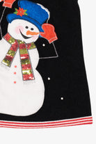 Vintage Black Snowmen Ugly Christmas Vest (2000s)