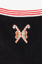 Vintage Black Snowmen Ugly Christmas Vest (2000s)
