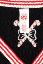 Vintage Black Snowmen Ugly Christmas Vest (2000s)