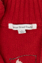 Vintage Red Mercer Street Studio Snowmen Ugly Christmas Vest (1990s)