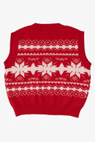 Red Snowflakes Ugly Christmas Vest (2010s)