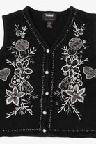Vintage Black Studio Joy Ugly Christmas Vest (1990s)