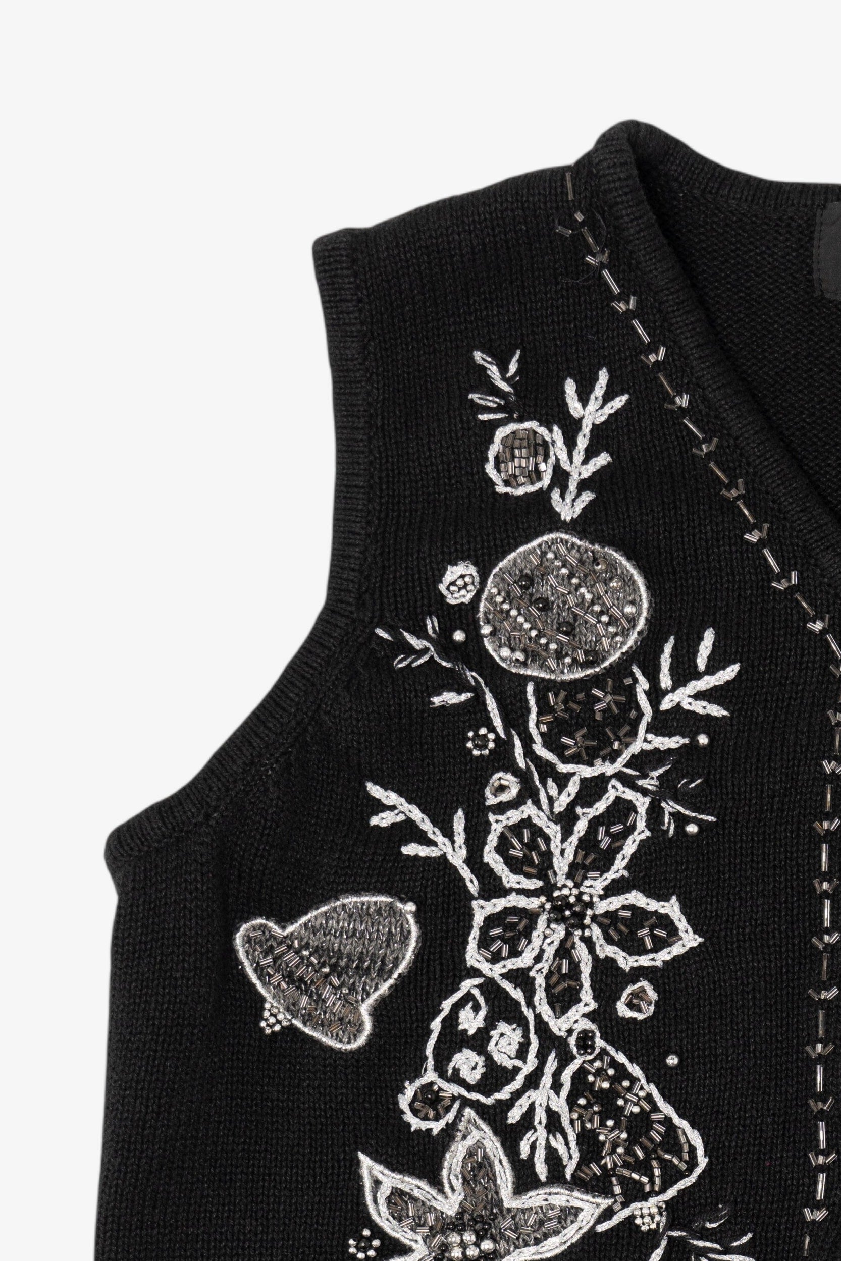 Vintage Black Studio Joy Ugly Christmas Vest (1990s)